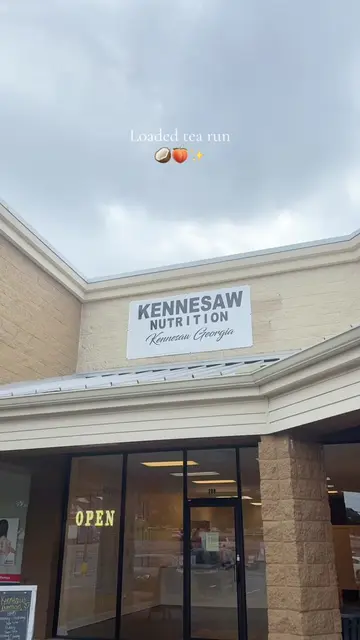 Such a cute spot!🍑🥥✨ #loadedtea #loadedteas #fundrink #summerdrink #kennesaw 