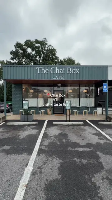let's try the chai box in atlanta! they JUST opened so i had to take my chai dri