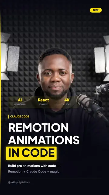 Motion graphics are changing fast. Describe what you want, and AI builds animati