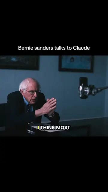 Bernie sanders talks to claude #money #berniesanders #billionaire #artificialint