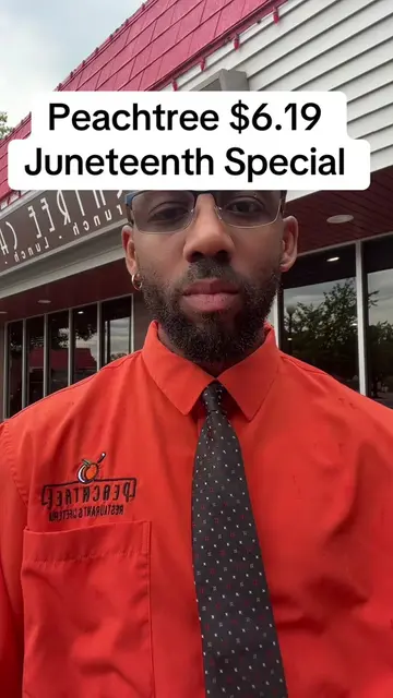 Both locations Friday, Juneteenth, from 1-5pm we got for you two pieces of chick