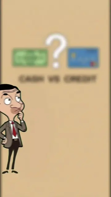 Cash vs Credit card #uktiktok #finance #animation 