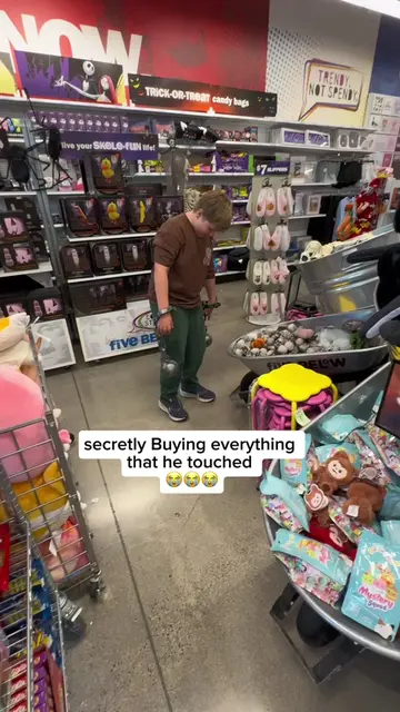 Secretly Buying EVERYTHING that he touched 🥲👀 #fivebelow #fivebelowfinds #cand