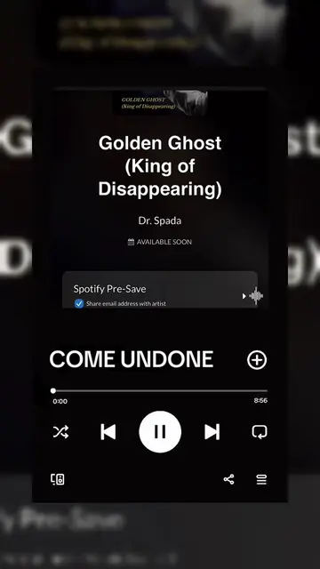 🚨 NEW SONG DROPS TOMORROW! 🔥 Golden Ghost (King of Disappearing) 🎵 Presave on