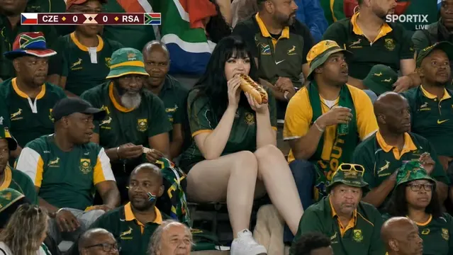 ended up on TV the worst time 🙈 Czech Republic vs South Africa 🇨🇿🇿🇦 #worldc
