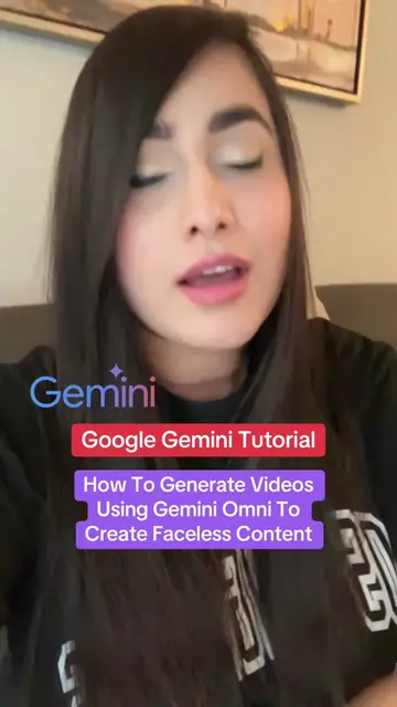 #creatorsearchinsights How To Use Google Gemini Omni + Canva To Create Faceless 