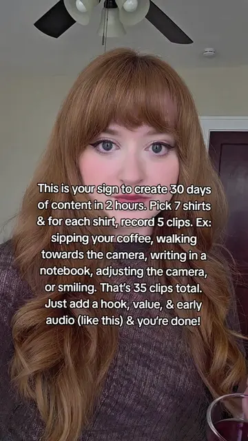 30 days of content, done! #contentideas #tiktokstrategy  #socialmediatips  #crea