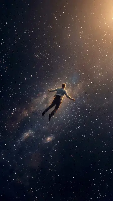 floating in eternity 🪐 I wanted to make a multi-shot piece from this scene as i