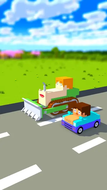 Steve-Kei-Car and Alex-Bulldozer Love Story - Minecraft Animation _minecraft _sh
