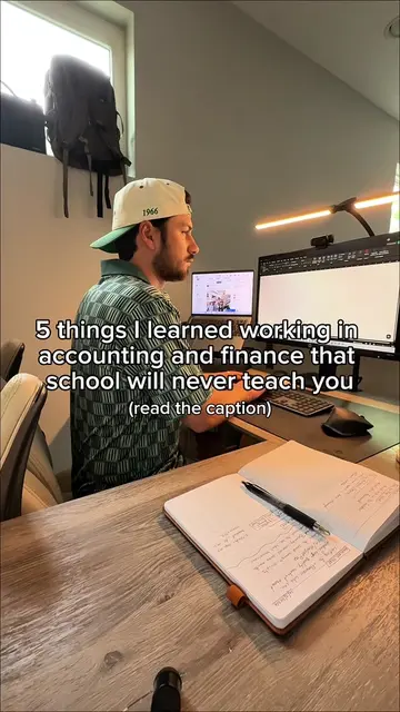5 things working in accounting & finance taught me: 1. The best people are not j