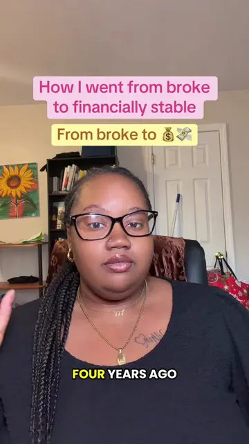 How I went from broke to financially stable and what actually had to change. Thi