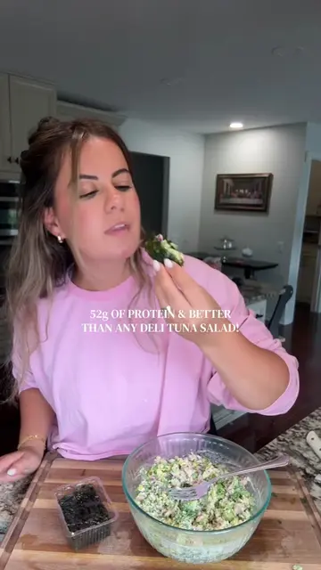 This tuna salad is so good, I’ve been eating it straight out of the bowl. 😅 🥗 
