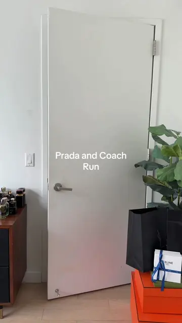 GRWM to checkout bags @Prada and @Coach 