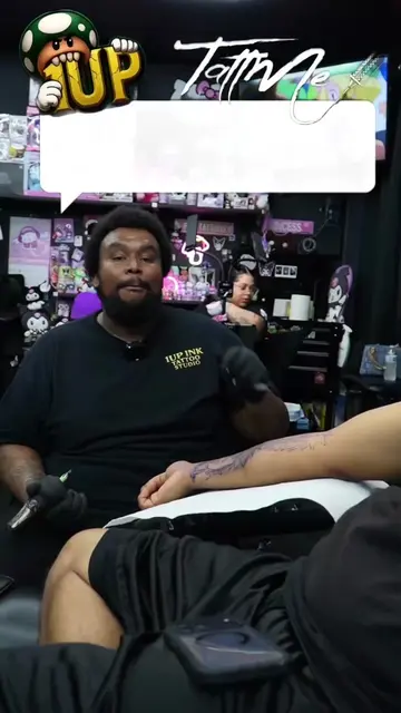 Yall heard the man—STOP USING ANTIBACTERIAL SOAP ON YOUR TATTOOS  @1UP Ink Tatto