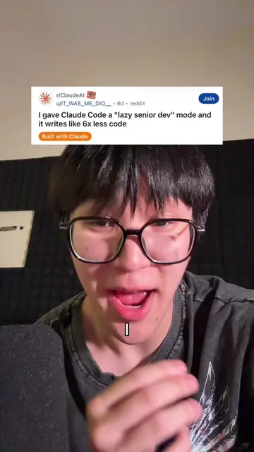 i made my coding agent lazy on purpose and the code got better. writes 90% less 