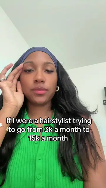 The gap between 3k a month and 15k a month as a hairstylist is a system! #hairst