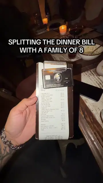 Splitting a dinner with my family & it couldn’t have been easier 👀 @Split Mobil
