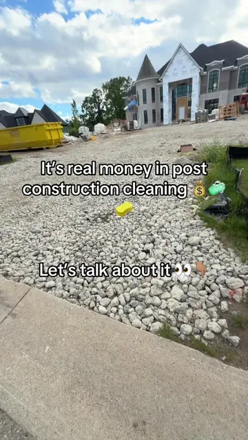 It’s real money in post construction clean 🧼🧽💰 #postconstructionclean #cleani