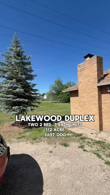 LAKEWOOD DUPLEX ON HALF AN ACRE 🏠 One of my favorite things about real estate i