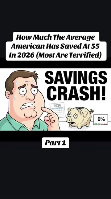 P.1 How Much The Average American Has Saved At 55 In 2026 (Most Are Terrified) #