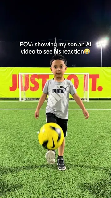 When did Adriel learn these tricks?😭⚽️ #gumaai #fyp #adriel 