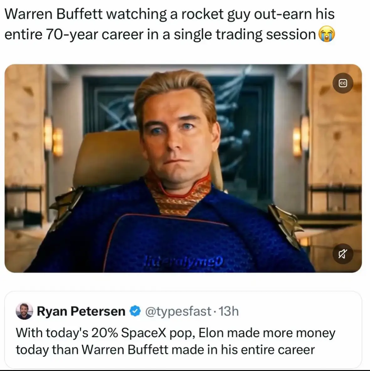 #warrenbuffett #spcx #berksharehathway #homelander #elonmusk 