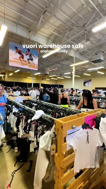 The Vuori warehouse sale is finally back in the OC! 🗓️June 18 - 21 10am - 6pm @