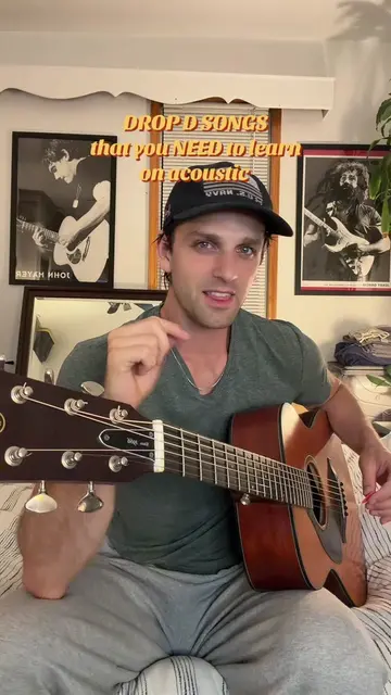 Songs you gotta learn in Drop D tuning! #acoustic #acousticguitar #dropD #guitar