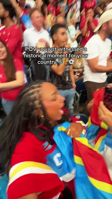 DRC’s first goal ever in a World Cup🥹 against Portugal of all teams… alongside 