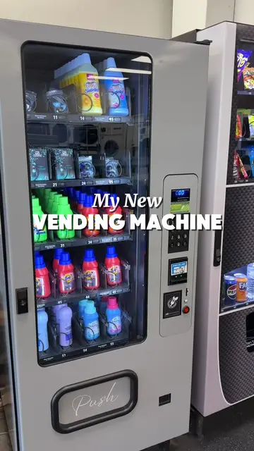 New vending machine! #business #laundromat #rn  @Gain  @all® laundry detergent 
