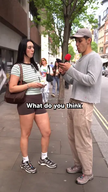 What’s the perfect arm?  #arm #workout #boyfriend #streetinterviews 