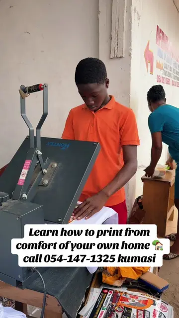 Learn how to print from comfort of your own home 🏡 call 054-147-1325 kumasi #pr