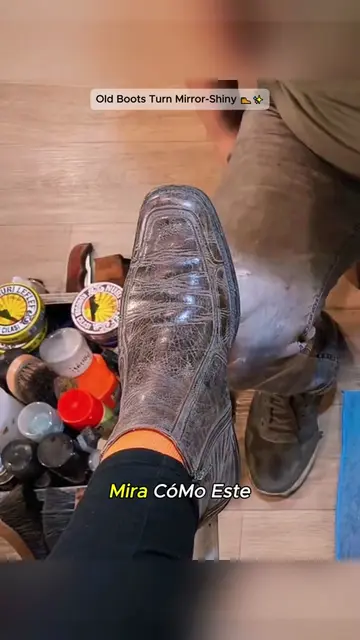 HowtoClean,Restore,andPolishDryTexturedLeatherShoes!#BootRestoration#LeatherCare