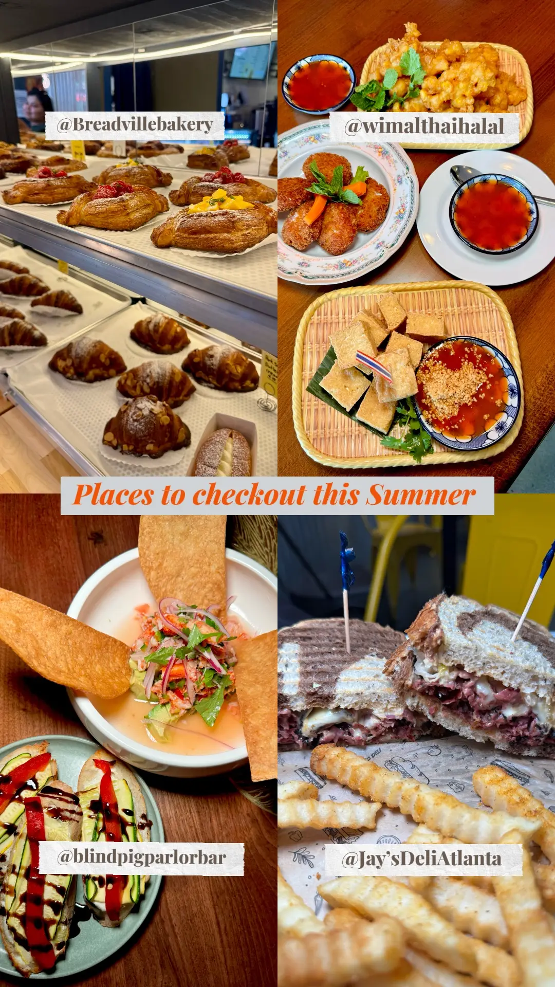 🥪🥐🍹🍤  Some of my fav spots that u wanted to share with y’all! Jays Deli and 