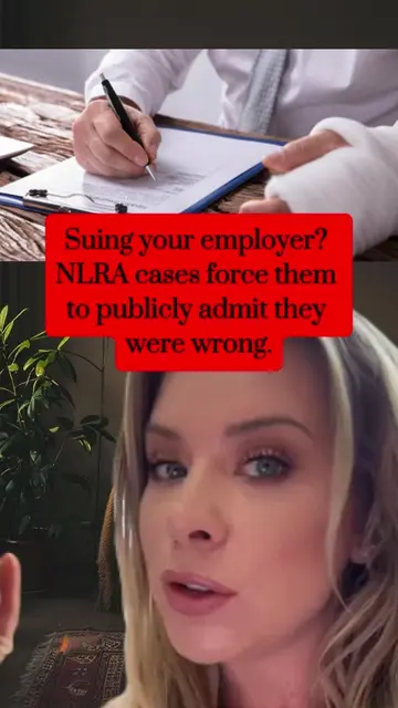 Suing your employer? NLRA cases force them to publicly admit they were wrong. #N