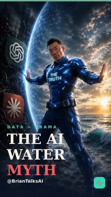 I checked the actual study behind the viral AI water claim. It doesn’t say what 