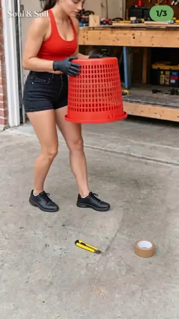 Trust the process on these extreme concrete upcycling experiments! 🛠️➡️🪴 Turni