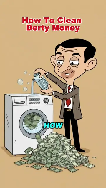 How to Clean Derty Money #uktiktok #finance #animation 