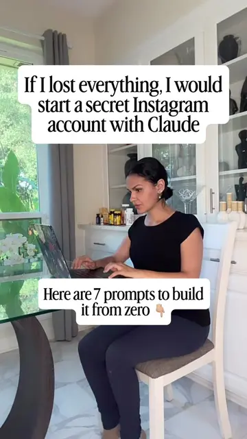 7 claude prompts. zero experience needed. zero face required. just strategy and 