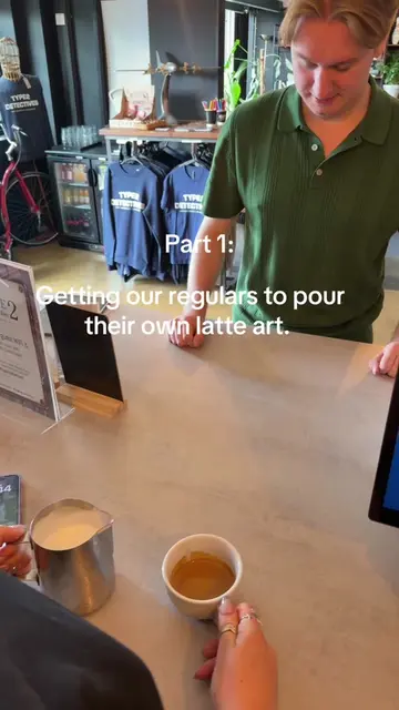 Okay so why was this lowkey good?? #latteart #coffee #coffeeshop #fyp #oatmilk 