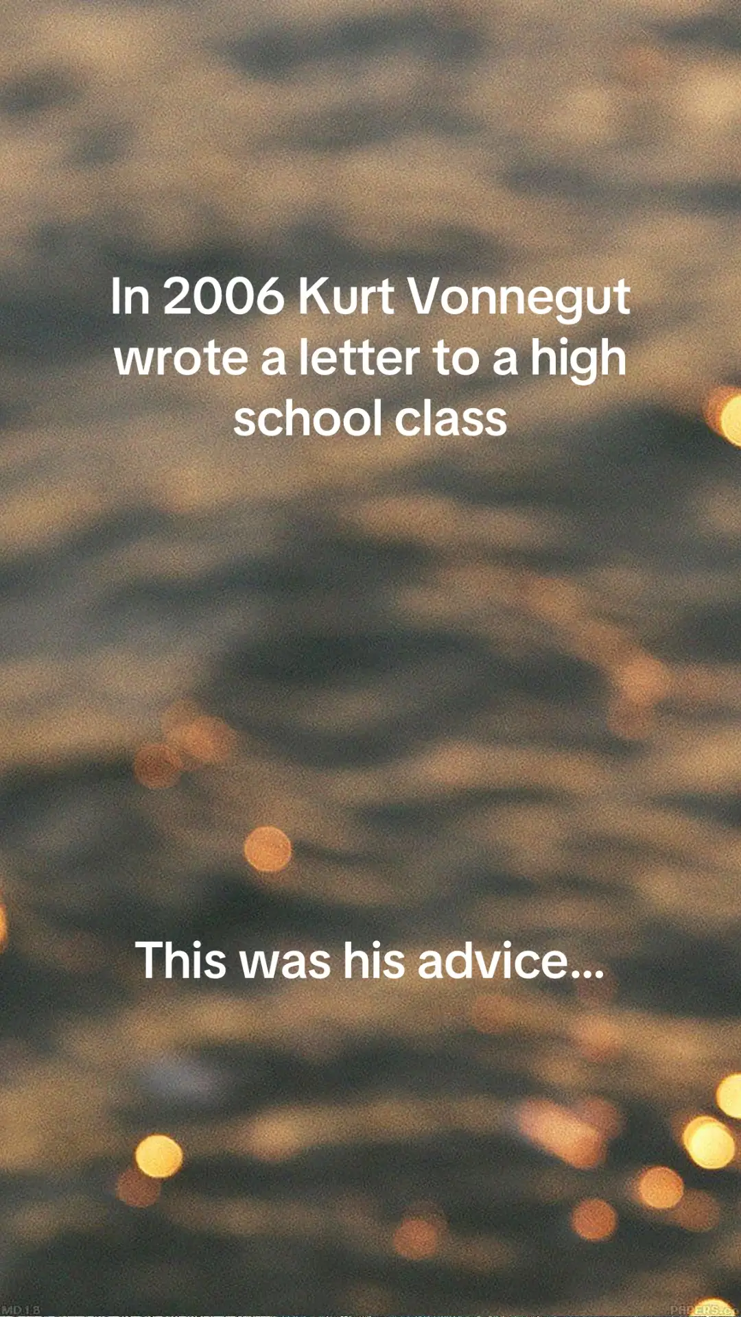 In 2006, Ms. Lockwood, an English teacher at Xavier High School in NYC, gave her