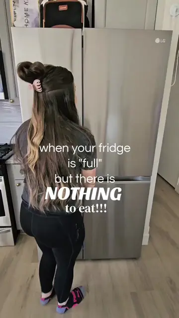 when your fridge is full, but there is nothing to eat!! 😆 if you start running 