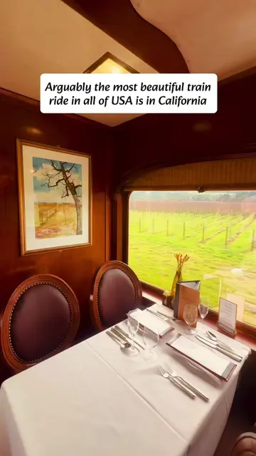 🚂🍷 Experience Napa Valley like never before aboard the iconic Napa Valley Wine