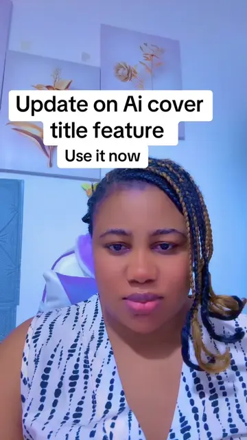 Use TikTok feature Ai cover title to create content #aicover 
