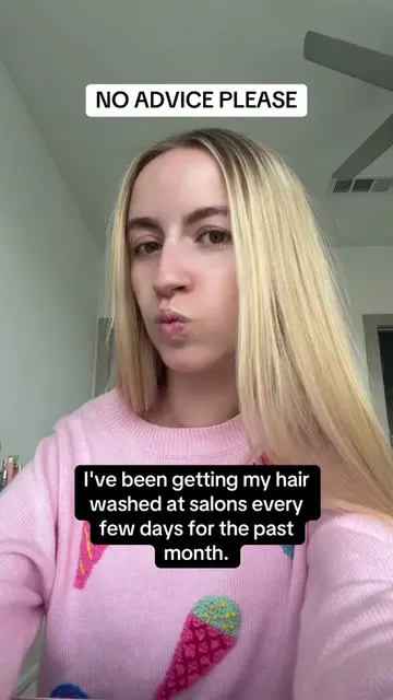 I love getting my hair professionally done, but it’s also just easier to be able