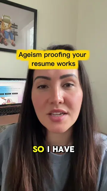 Ageism proofing your resume works, even though you usually have to show your age