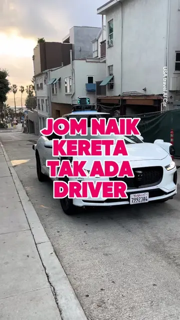 Jom naik kereta #AI di #USA Yang tak ada driver 🤙🤙🤙 #artificelintelligence #b