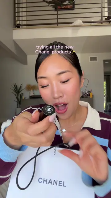 trying all the new products from @chanel.beauty ❤️ I love everything, but I’m es