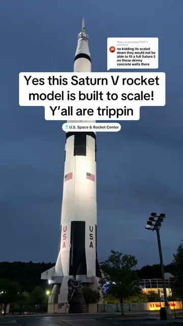 Replying to @jonnyboy111117 y’all are trippin lol. This Saturn V rocket model in