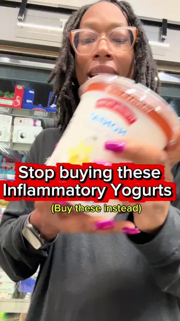 🚫🤷🏽‍♀️Stop buying these inflammatory yogurts and make sure you read these foo